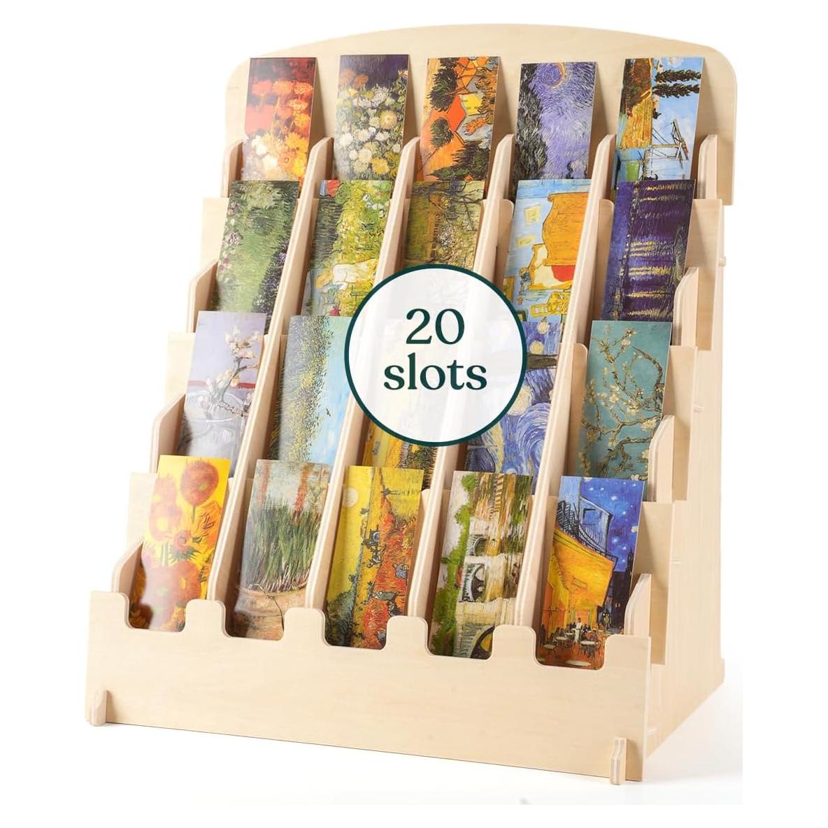 Soporte de Exhibición de Marcadores YOPPIX 20 Bolsillos 43.4cm