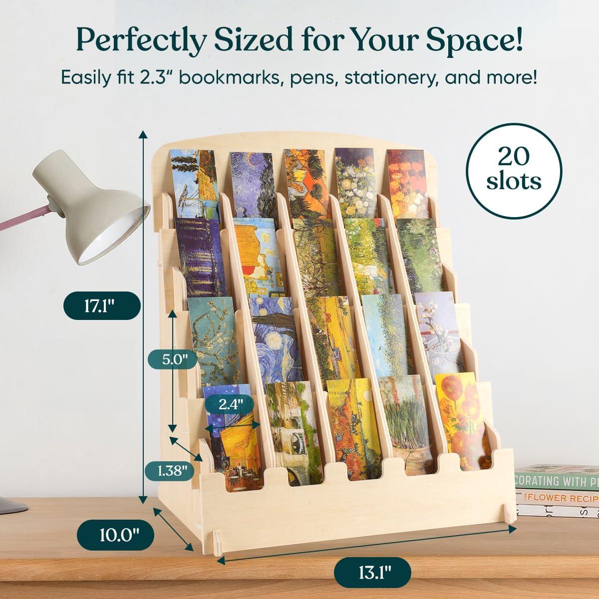 Soporte de Exhibición de Marcadores YOPPIX 20 Bolsillos 43.4cm