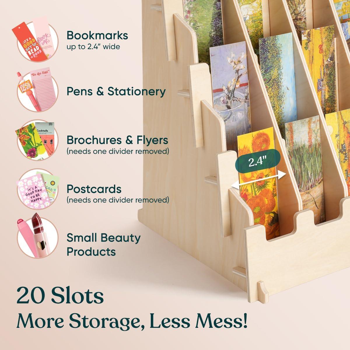 Soporte de Exhibición de Marcadores YOPPIX 20 Bolsillos 43.4cm