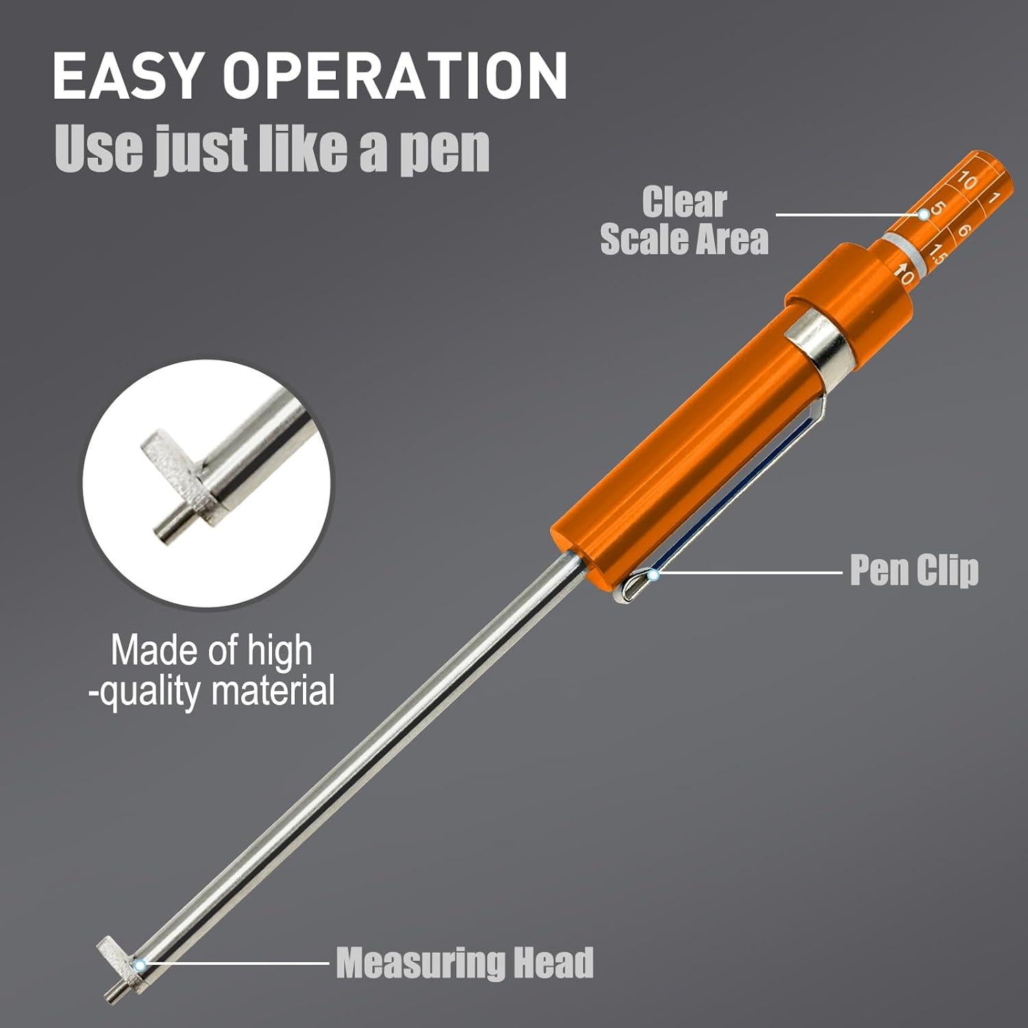 Medidor de Espesor de Pastillas de Freno THIKPO 1.5-11mm