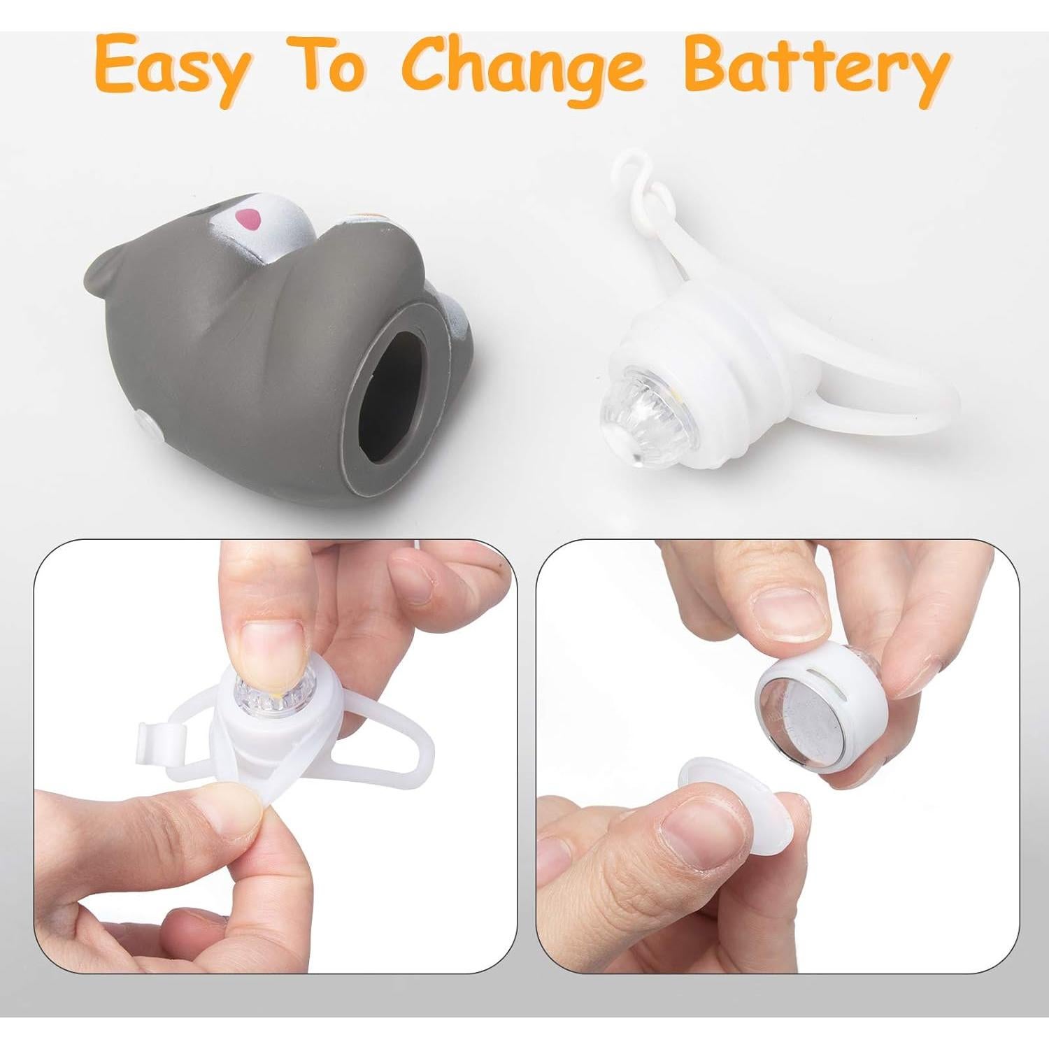 Campana de Bicicleta Wonuu Pato con Luz LED y Casco Hámster