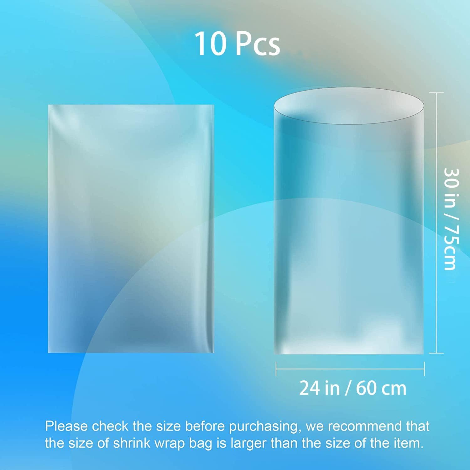 Bolsas de Envoltura Retráctil AOUKAR 10 Pcs 61x76 cm PVC