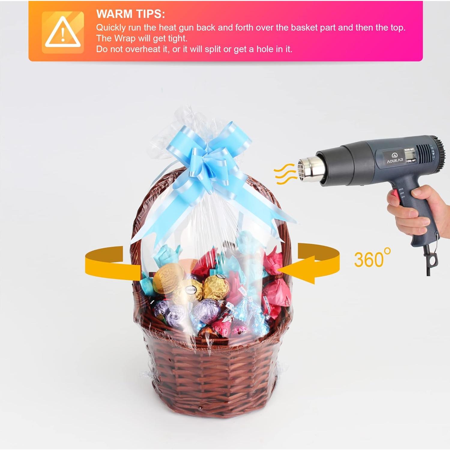 Bolsas de Envoltura Retráctil AOUKAR 10 Pcs 61x76 cm PVC