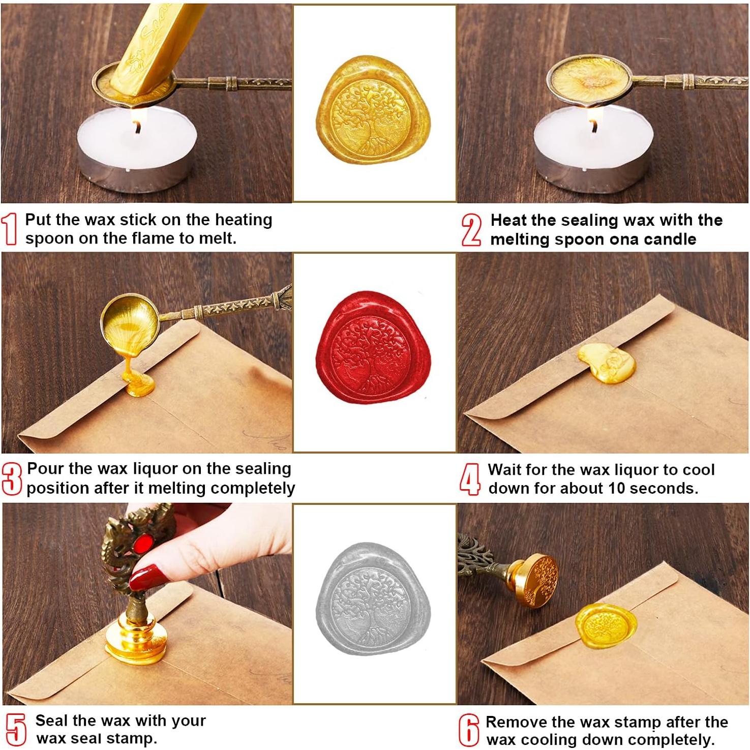 Juego de Tinta de Pluma AIYNC Azul 30 Piezas con Sello