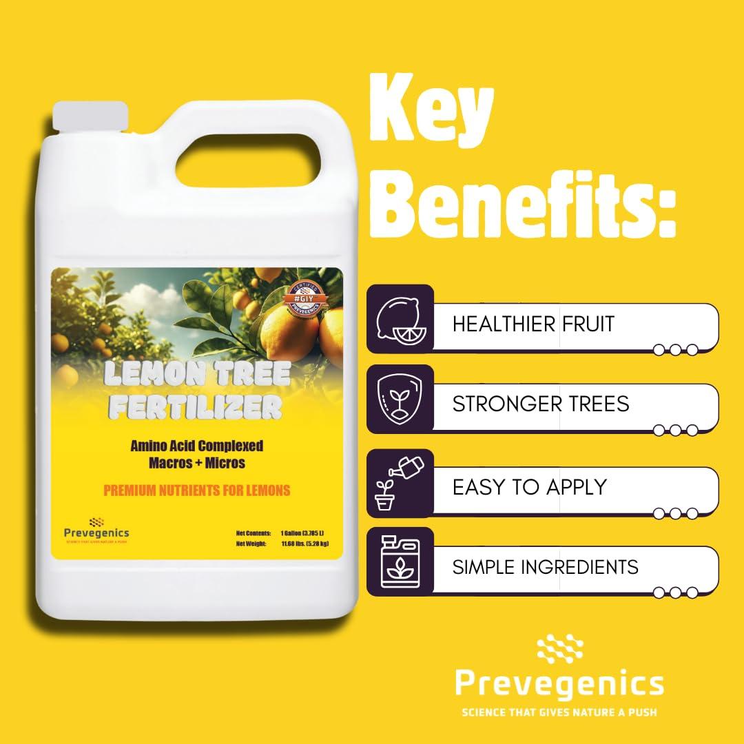 Fertilizante Líquido para Árboles de Limón Prevegenics 3.78L