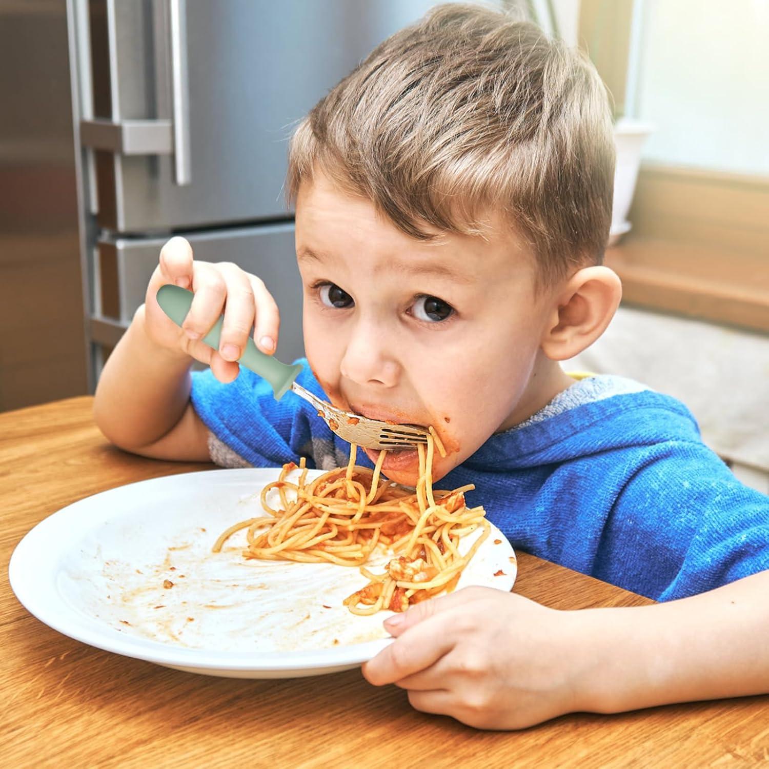 Juego de 6 Tenedores para Niños Pimoys de Acero Inoxidable