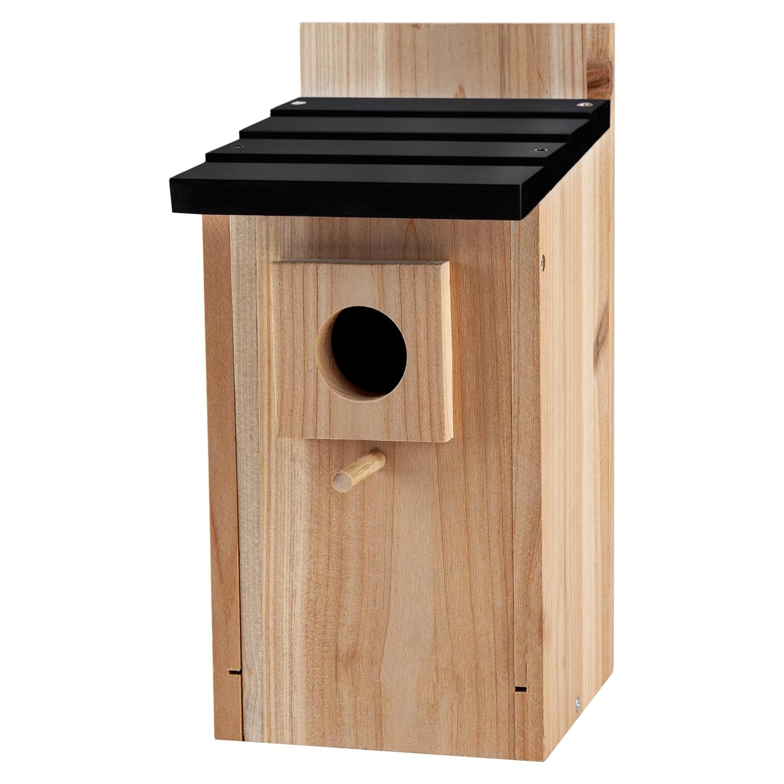 Casa de Aves de Madera Cartman 30cm Azul para Exterior