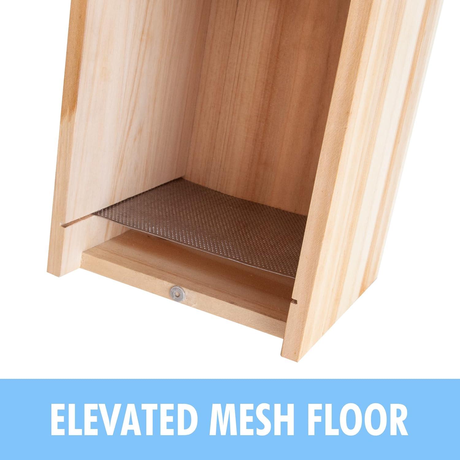 Casa de Aves de Madera Cartman 30cm Azul para Exterior