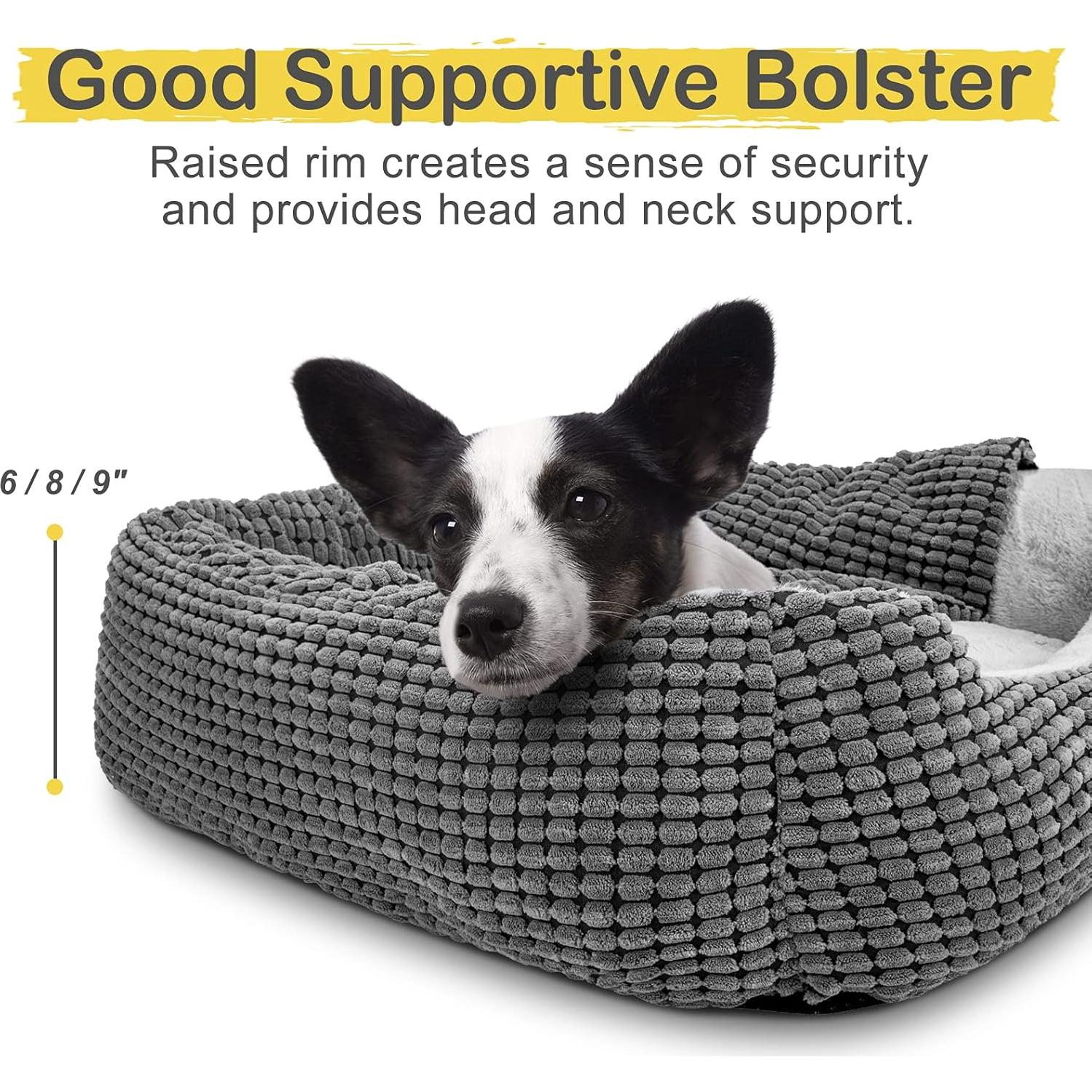 Cama para Perros GASUR Rectangular 20x19 cm Antiinquietud