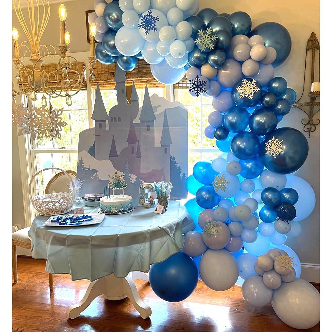 Kit de 60 Globos Metálicos Azules 30 cm para Fiestas