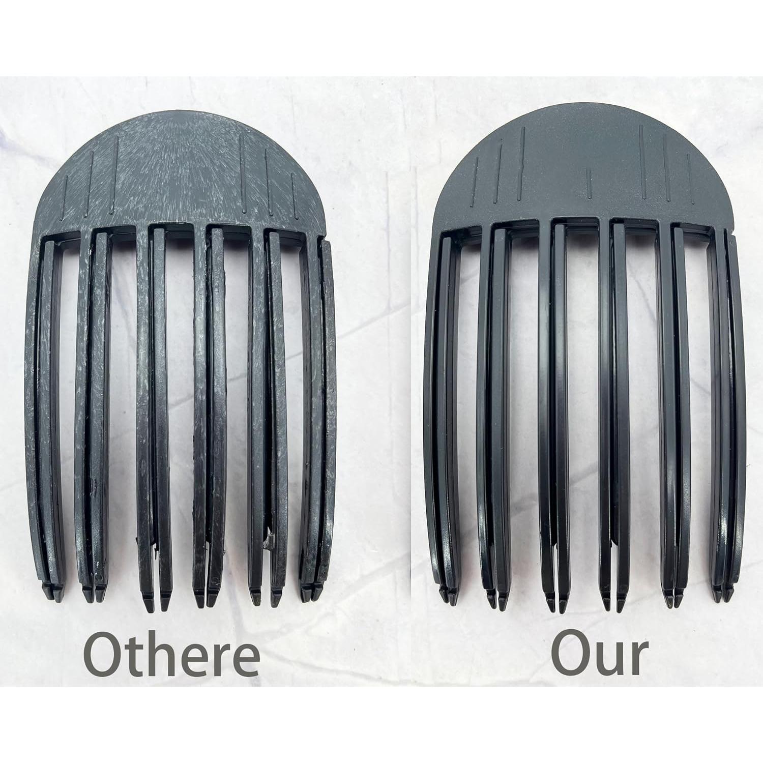 11 Piezas Clips Fluffy Raíz de Cabello YOOOYOOO - Negro