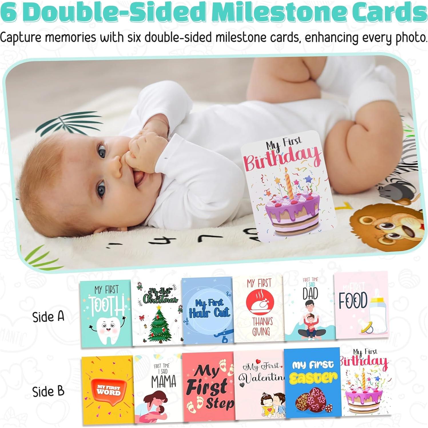 Manta de Hitos Mensuales Nestworthy 152.4x101.6cm Suave