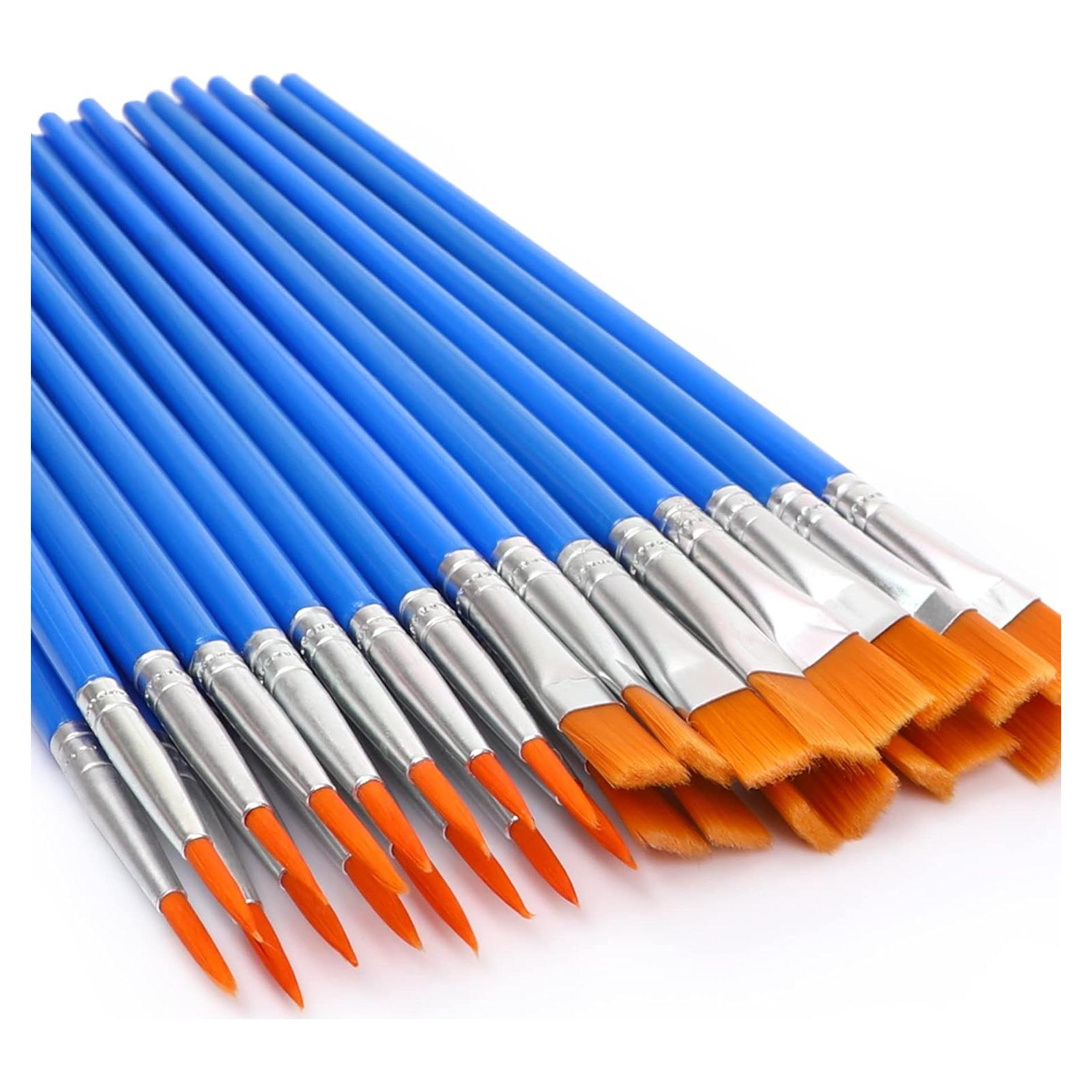 Pinceles de Pintura UPINS 30 Pcs para Detalle Nylon