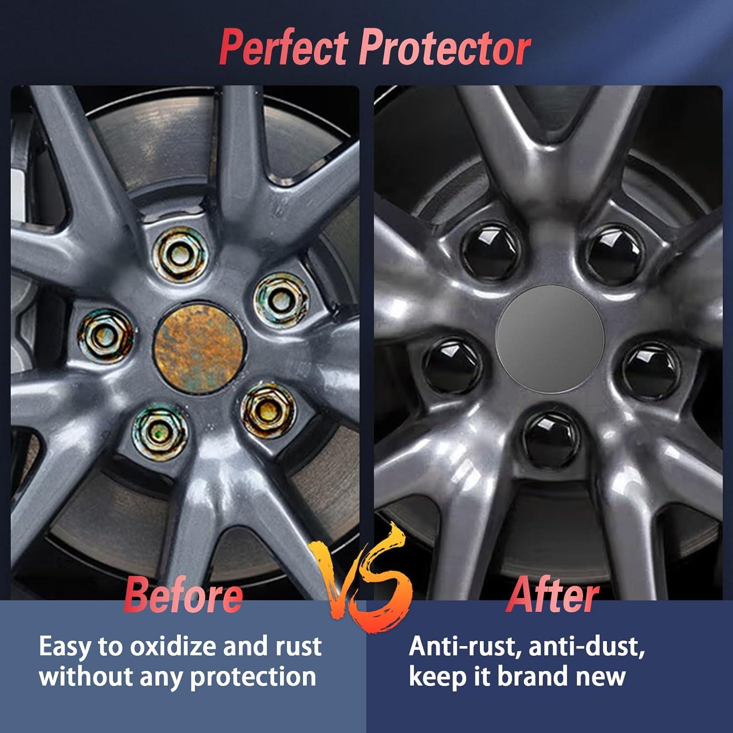 Tapas de Centro de Rueda H3JANG para Tesla Model 3 Y 19" 20"