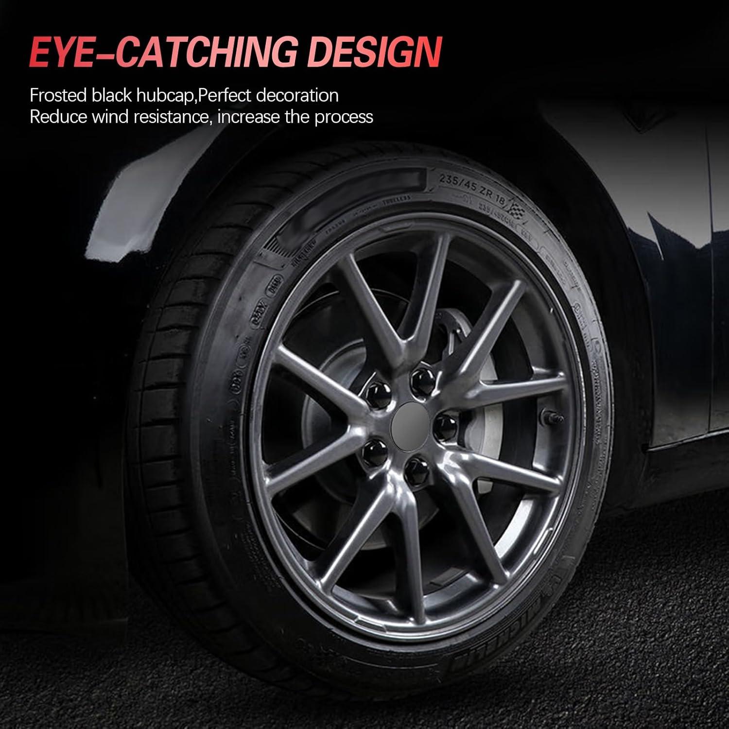 Tapas de Centro de Rueda H3JANG para Tesla Model 3 Y 19" 20"