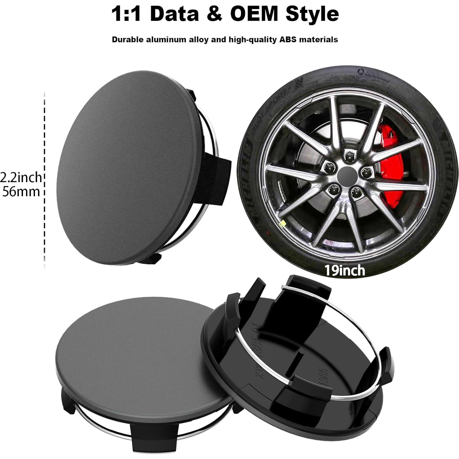 Tapas de Centro de Rueda H3JANG para Tesla Model 3 Y 19" 20"