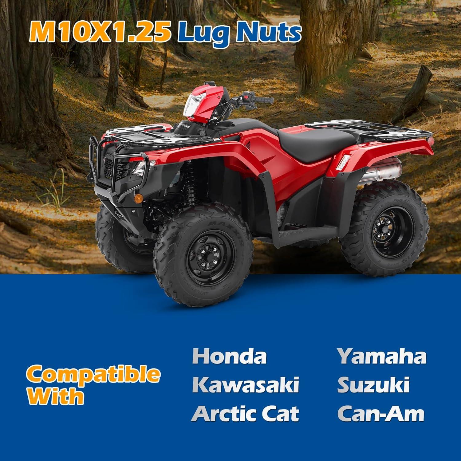 Tuercas de Llantas Dynofit M10x1.25 para ATV y Motores