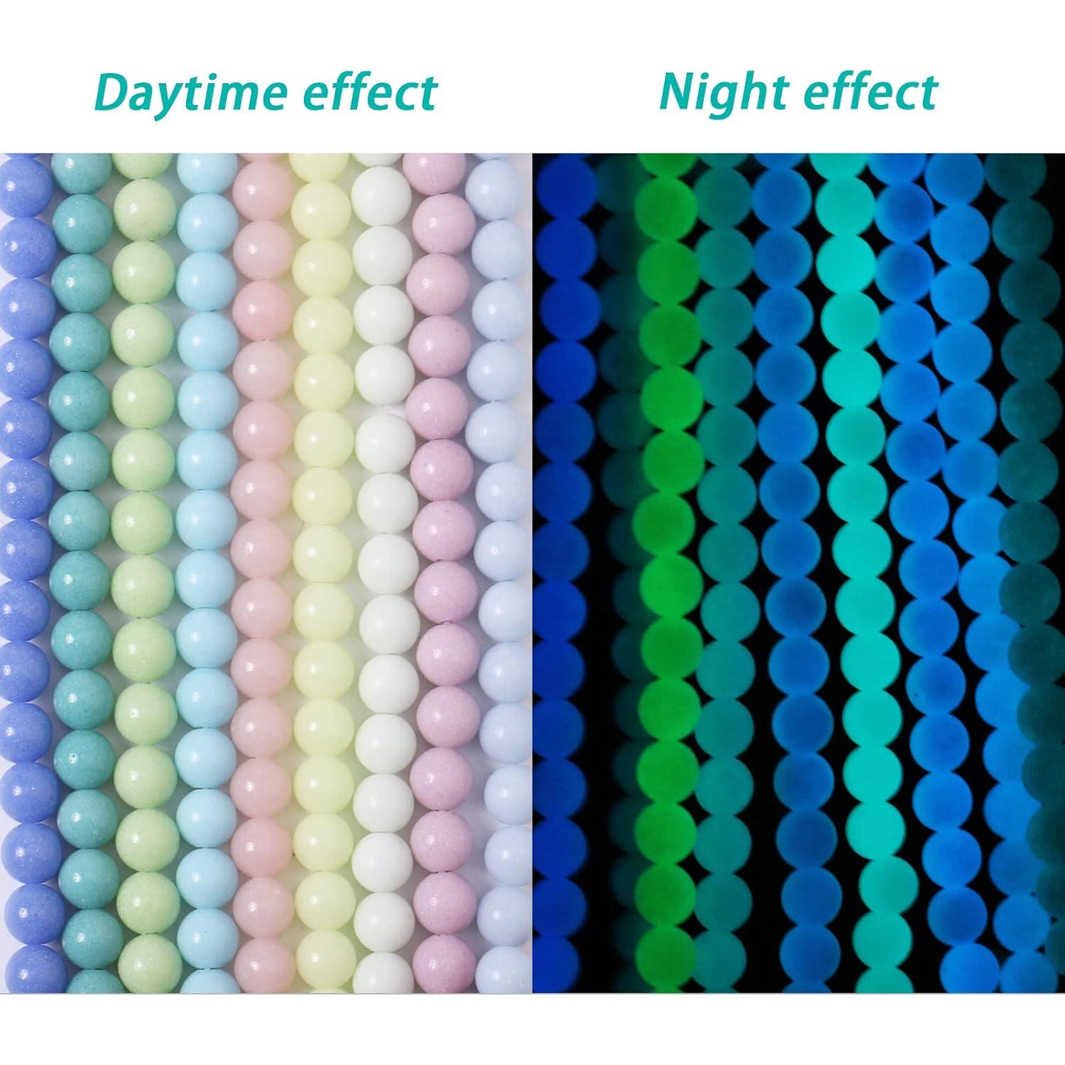 Fishdown 180 Piezas Piedras Luminosa para Joyería 6mm 8mm