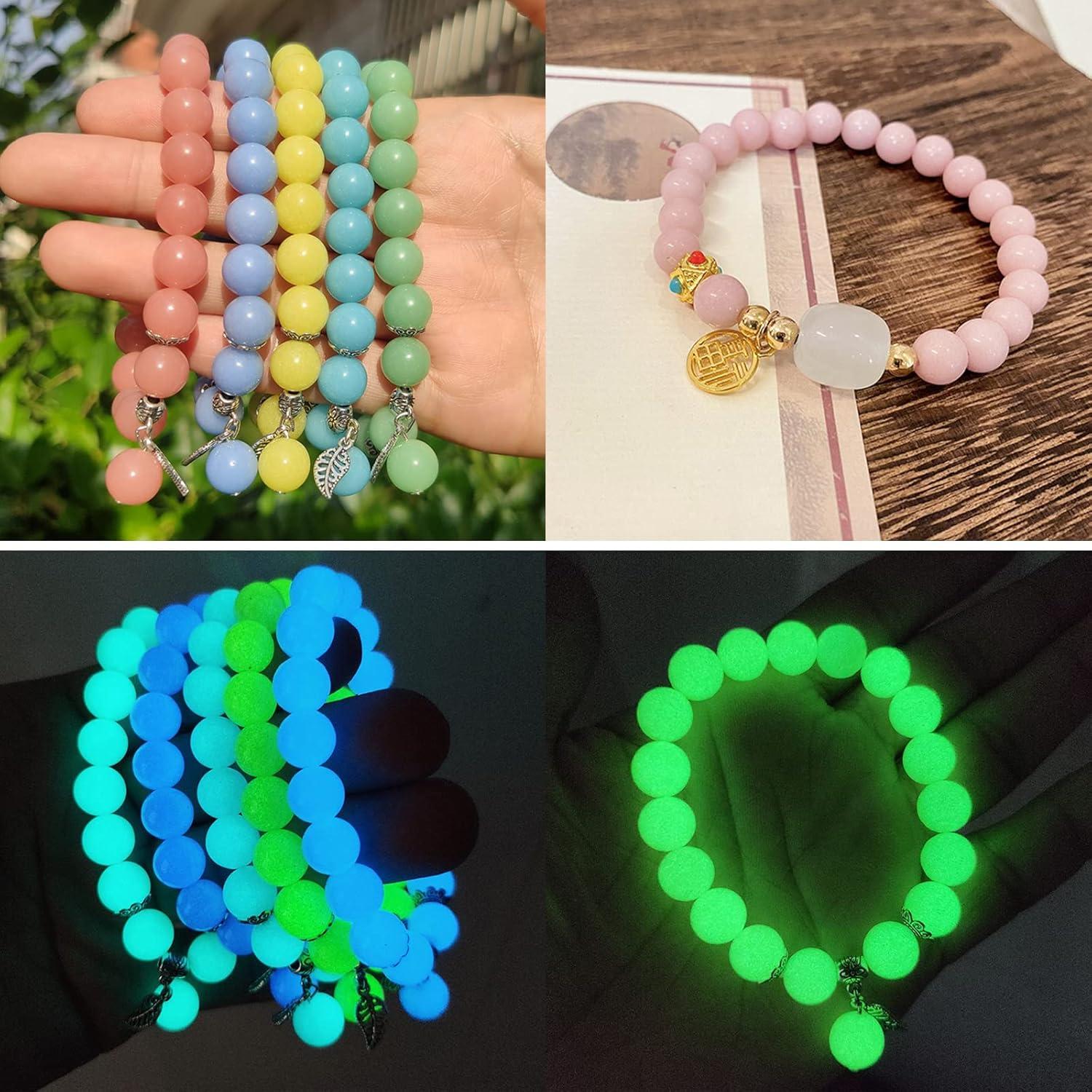 Fishdown 180 Piezas Piedras Luminosa para Joyería 6mm 8mm