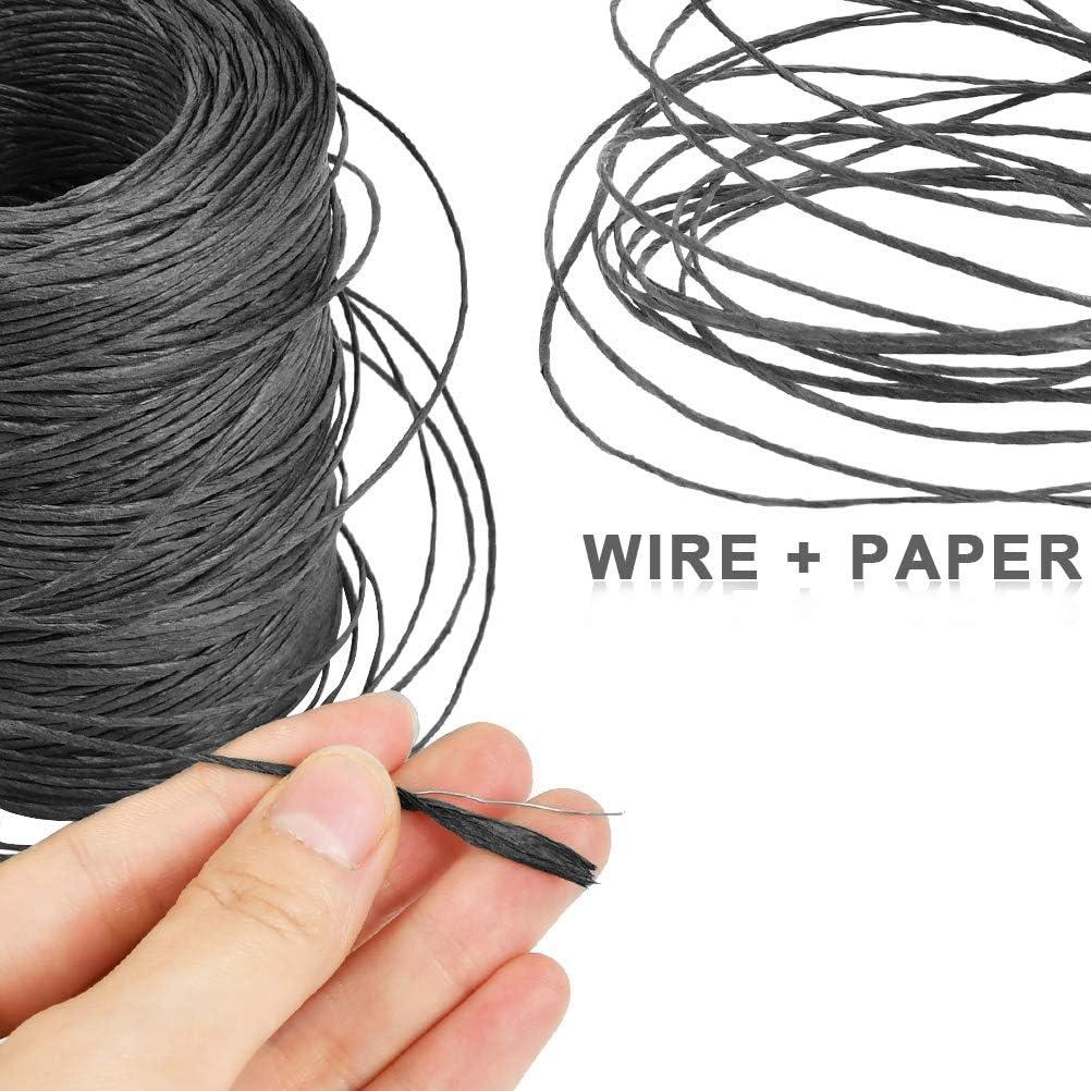 Alambre Floral TIMESETL 200m Negro Impermeable Calibre 26