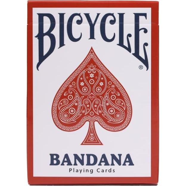 Banda de cartas de juego Bicycle Carmesí Vintage 52 cartas