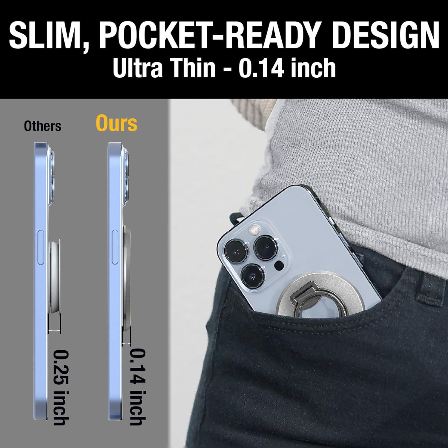 Soporte Magnético para Teléfono CYBERGUYS MagSafe Negro