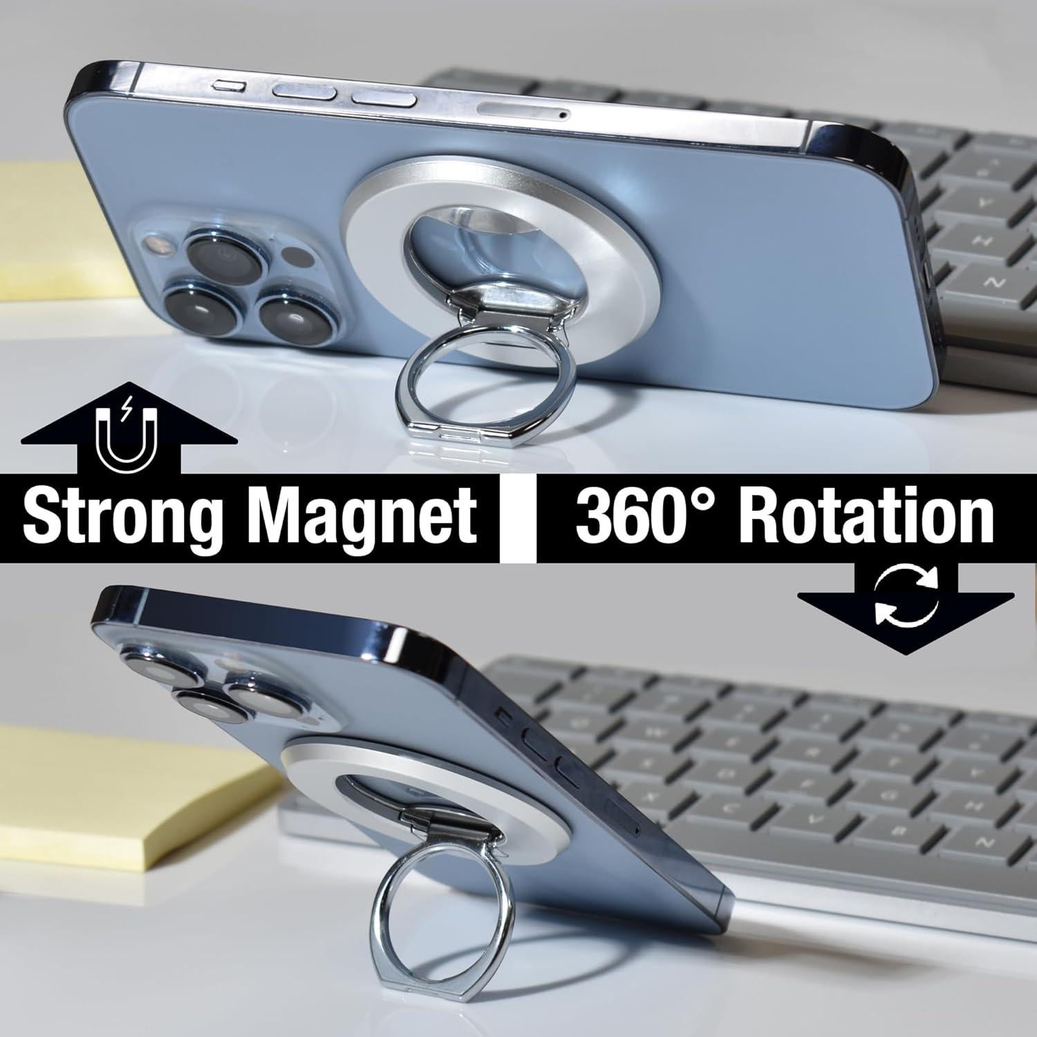 Soporte Magnético para Teléfono CYBERGUYS MagSafe Negro