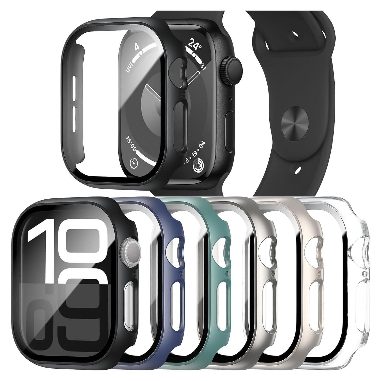 Protector de Pantalla Vidrio Templado Nxtudy para Apple Watch 40mm