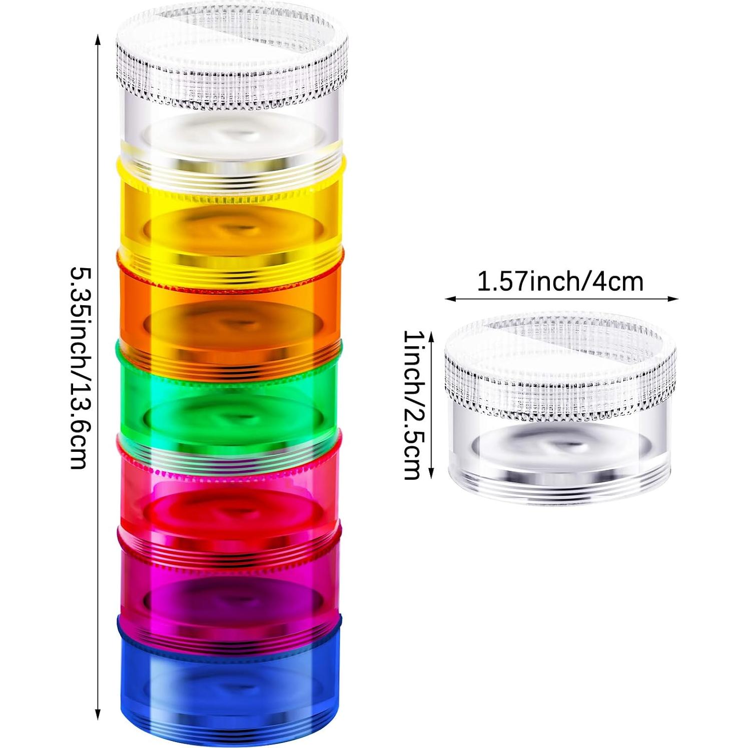 Organizador de Pastillas Apilable Sieral 7 Días 14 Compartimentos