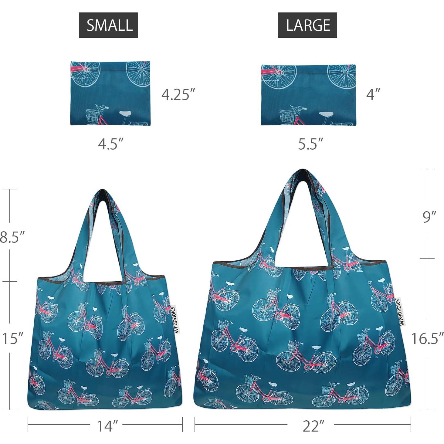 Conjunto de 2 Bolsas Reutilizables Allydrew Nylon Plegables