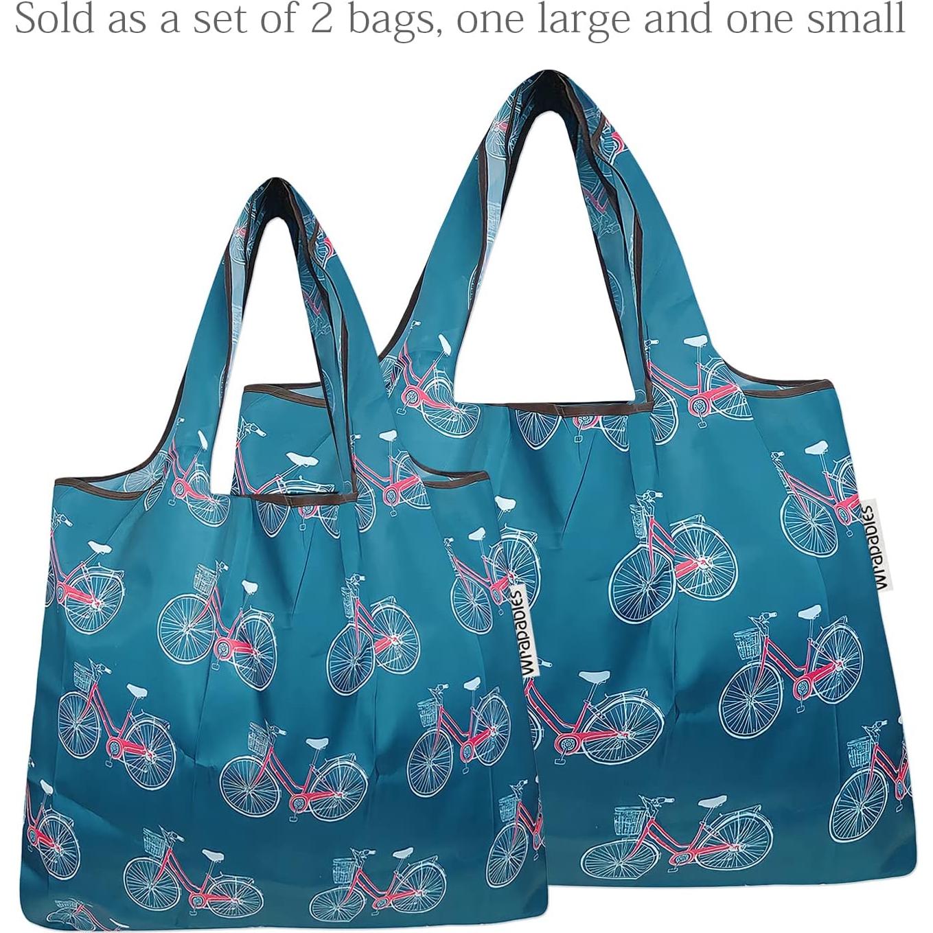 Conjunto de 2 Bolsas Reutilizables Allydrew Nylon Plegables