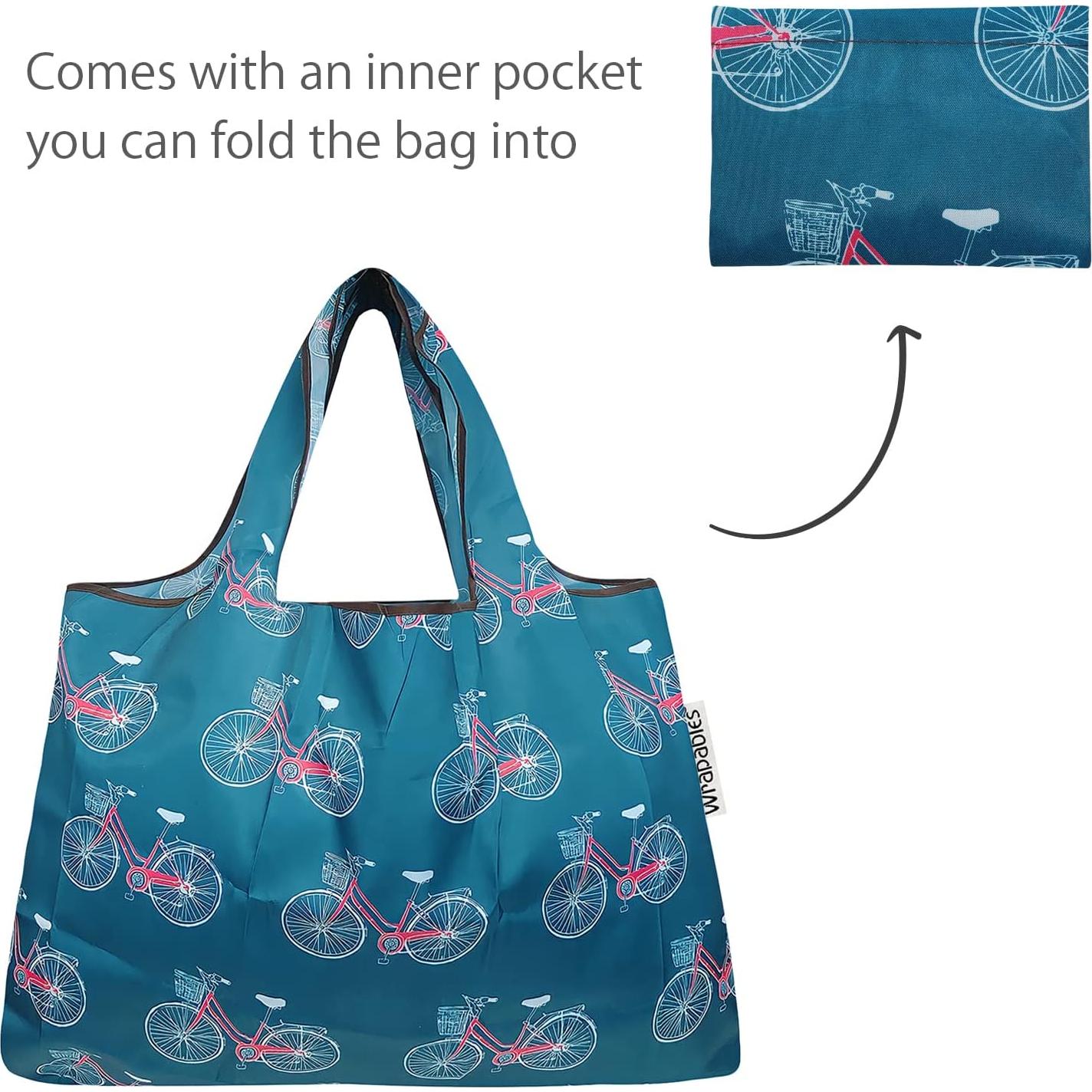 Conjunto de 2 Bolsas Reutilizables Allydrew Nylon Plegables