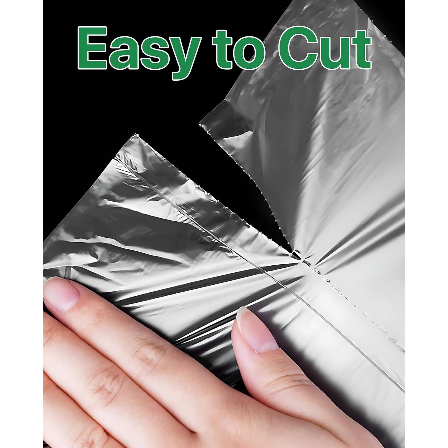 Bolsa Plástica Transparente 25.4 x 38.1 cm - 350 Bolsas Reutilizables