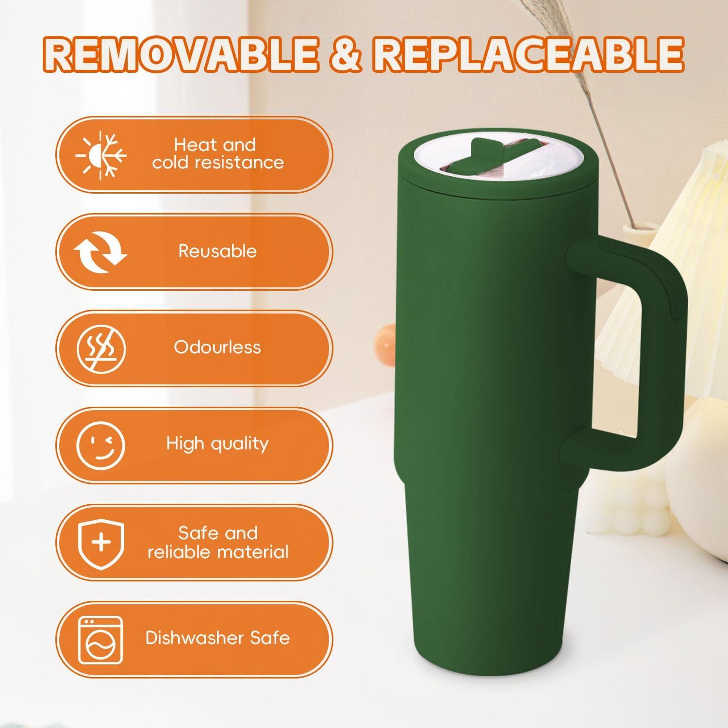 Tapa de Reemplazo con Popote TIZHJOZI para Stanley 30 oz - 2 Piezas