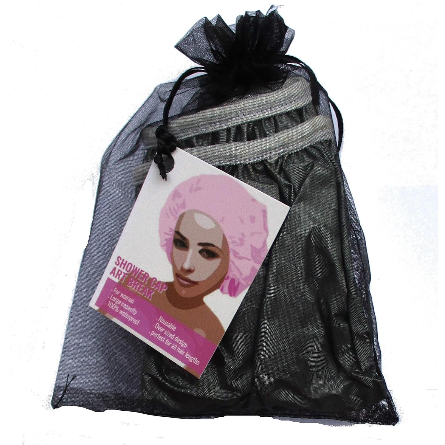 Gorro de Ducha Reutilizable Art Break Gris Unisex