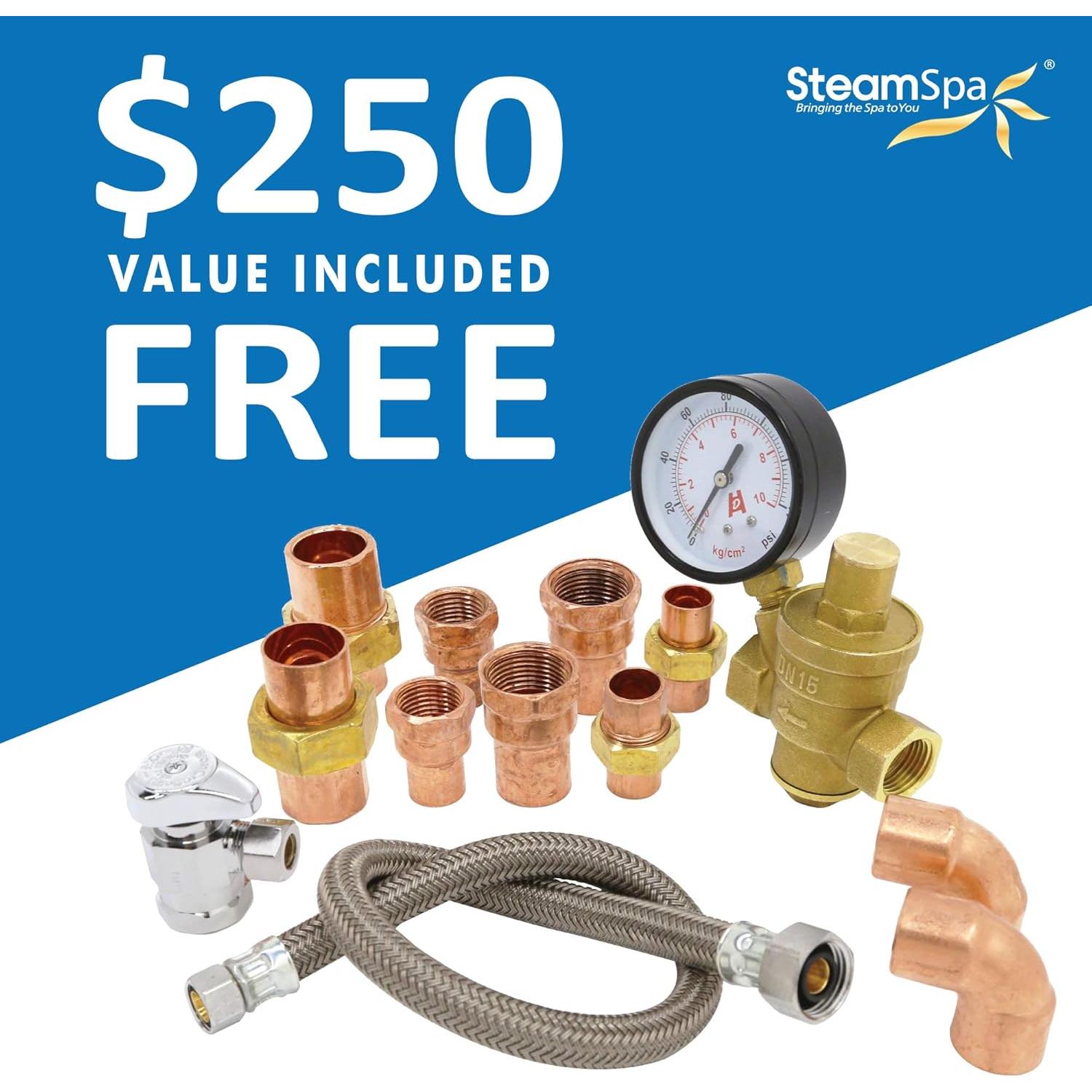 Generador de Baño de Vapor 4.5kW SW CORP con Control Táctil