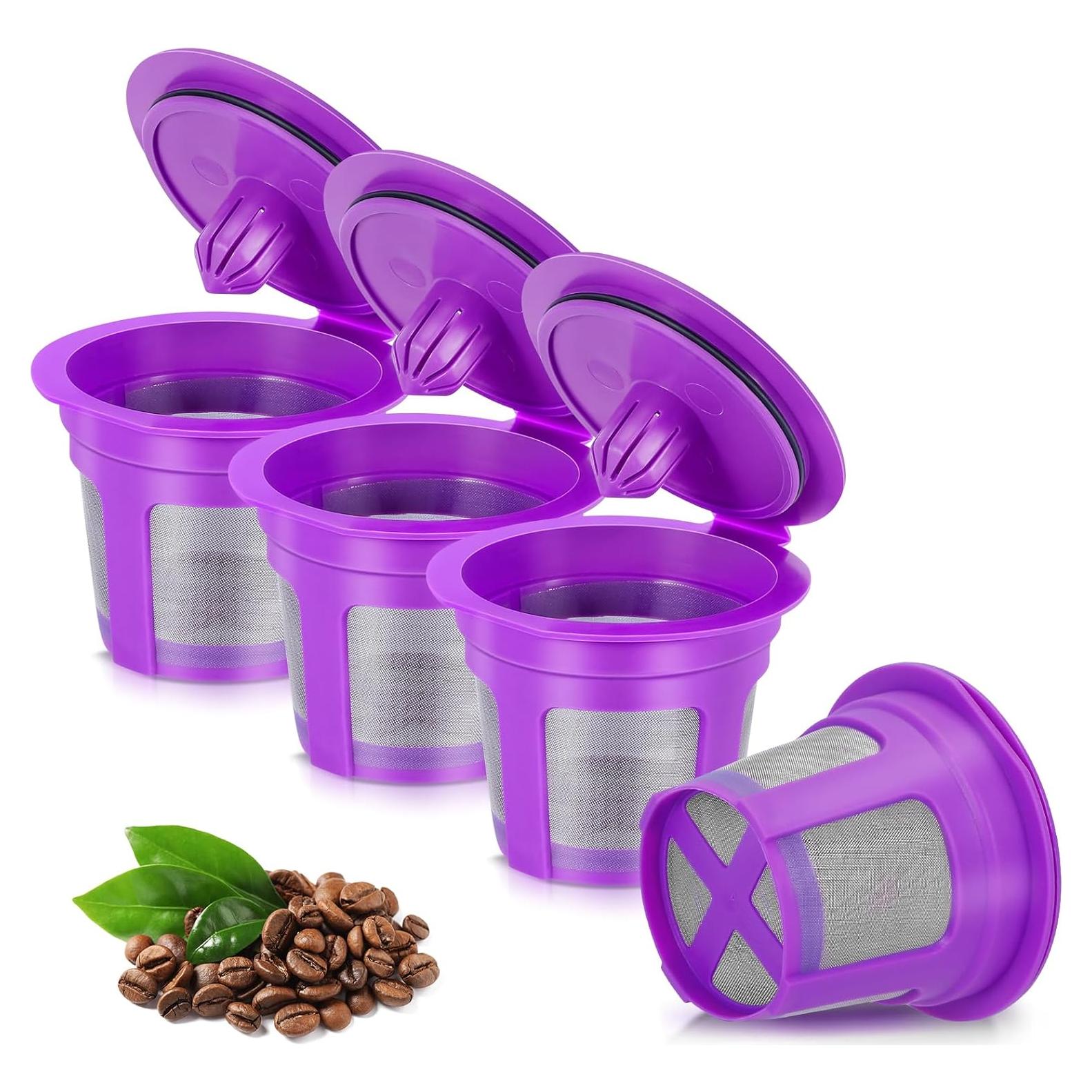 Filtros de café reutilizables Sanyedou para Keurig 1.0 y 2.0 - 4 unidades