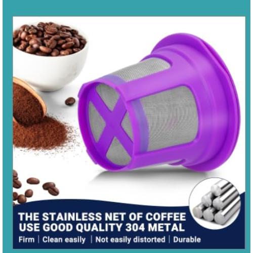 Filtros de café reutilizables Sanyedou para Keurig 1.0 y 2.0 - 4 unidades