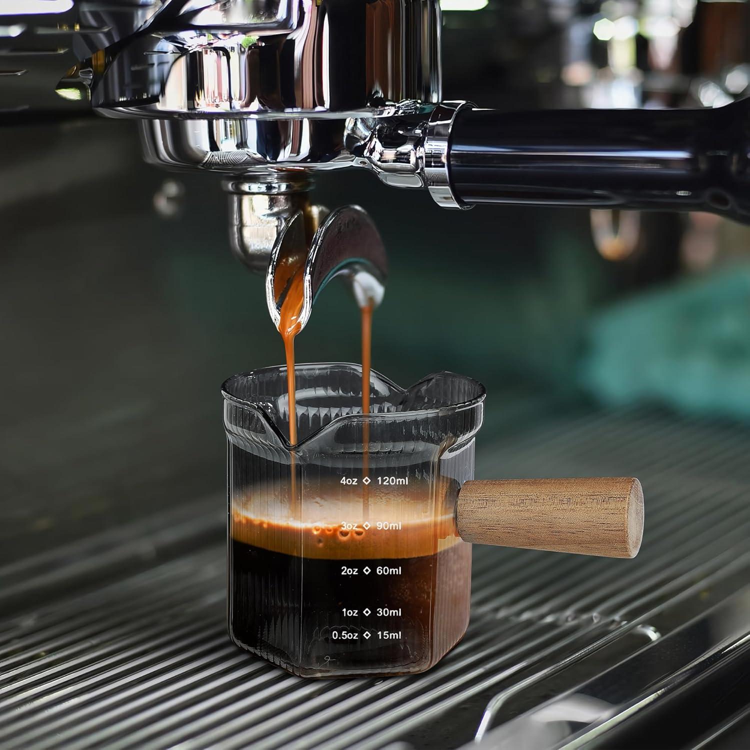 Jarra Medidora de Vidrio Borosilicato 120 ml Joeyan Doble Pitorro