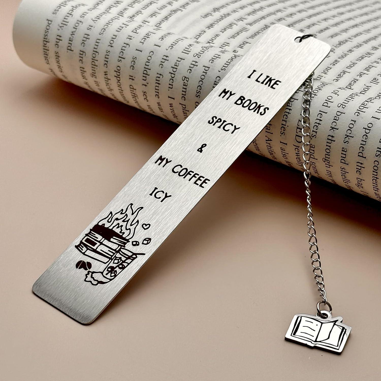 Marcadores de Acero Inoxidable LovizoL para Amantes de Libros