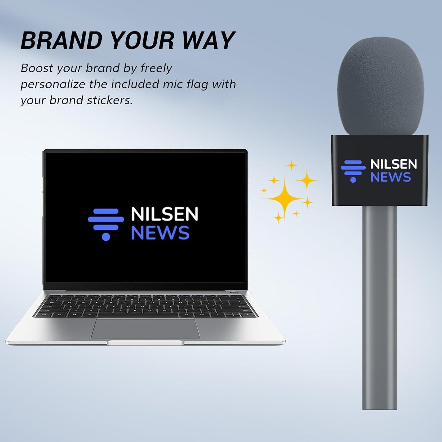 Adaptador de Mano TONOR TP20 para Micrófono Lavalier Inalámbrico