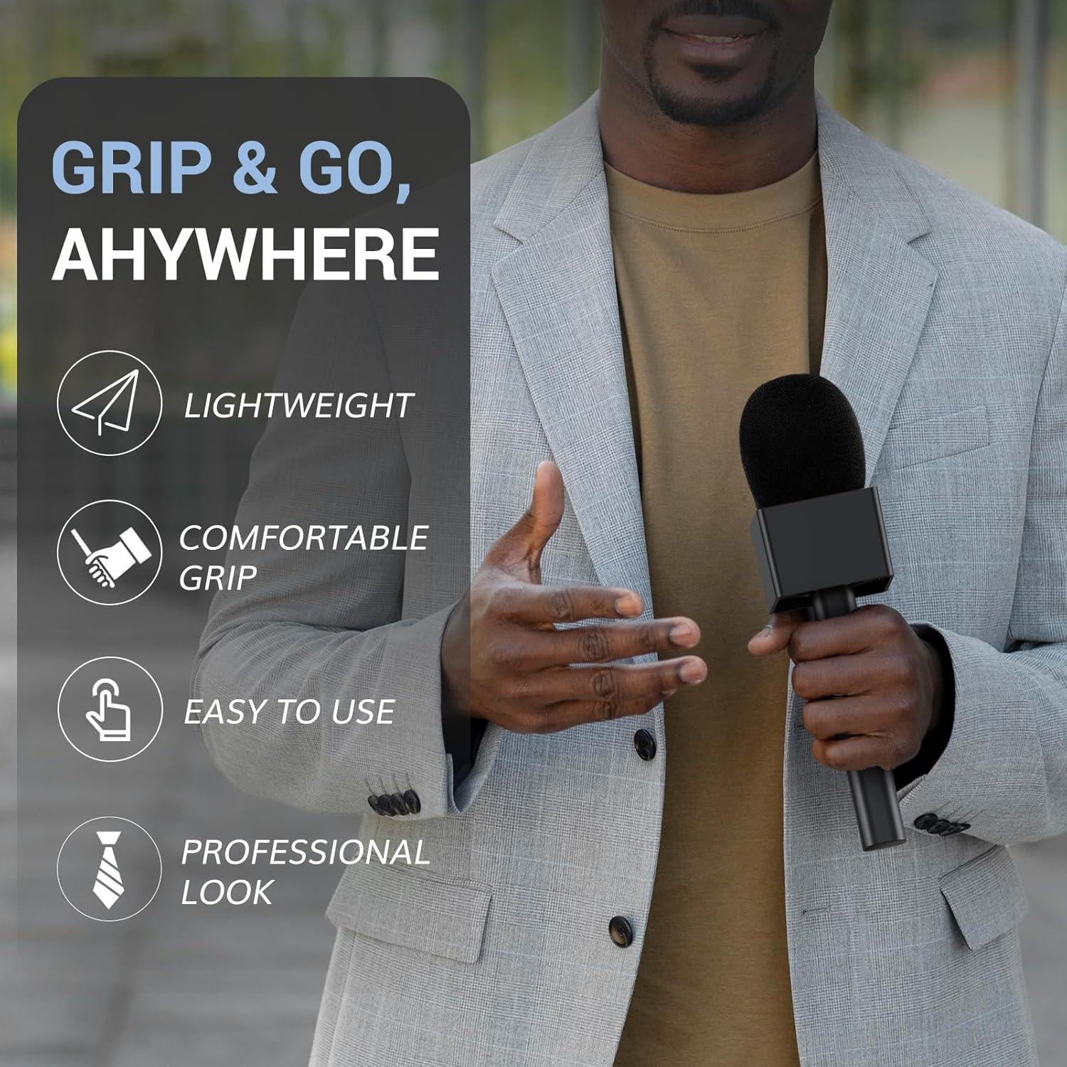 Adaptador de Mano TONOR TP20 para Micrófono Lavalier Inalámbrico