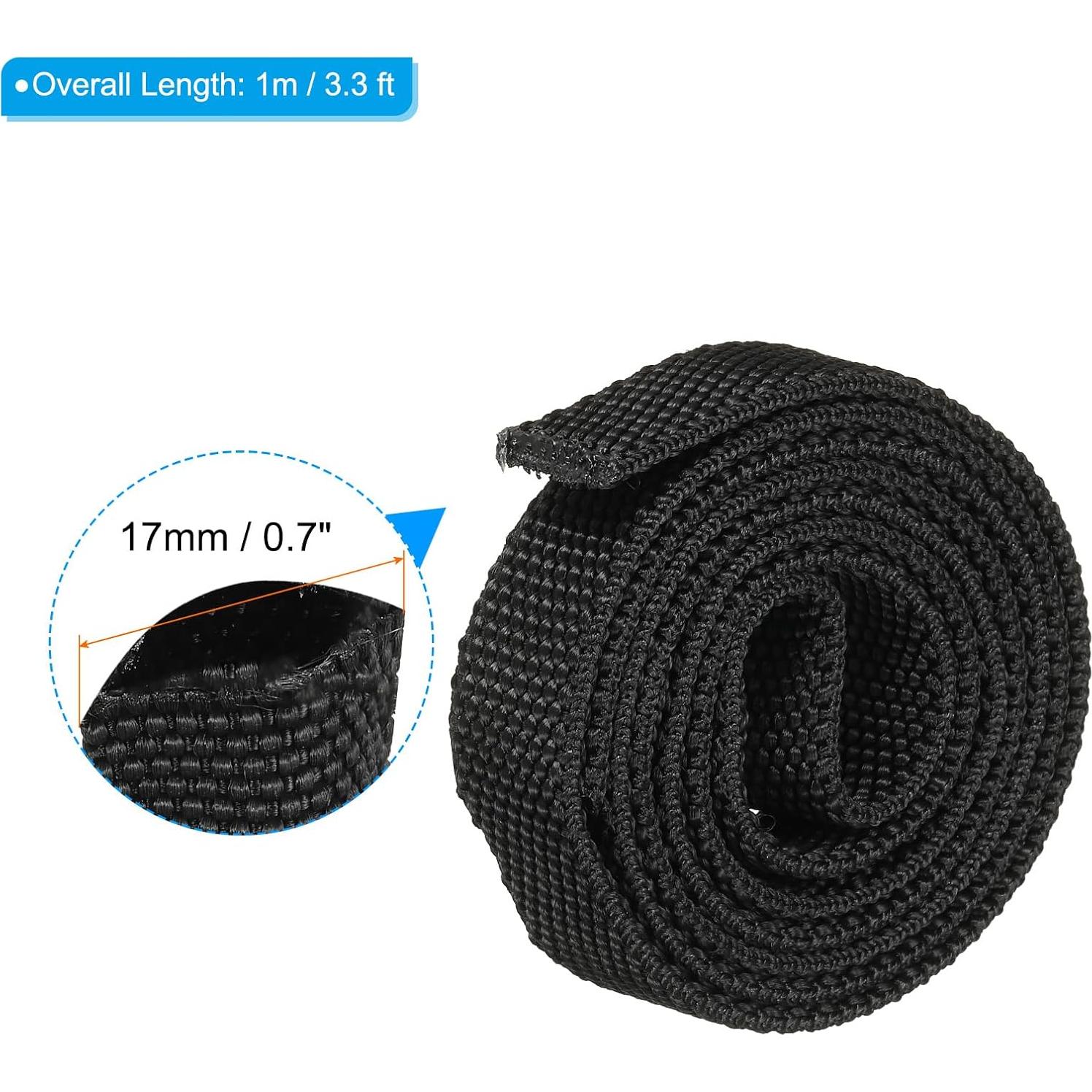 Manga Protectora de Nylon PATIKIL 17mm x 1m para Mangueras