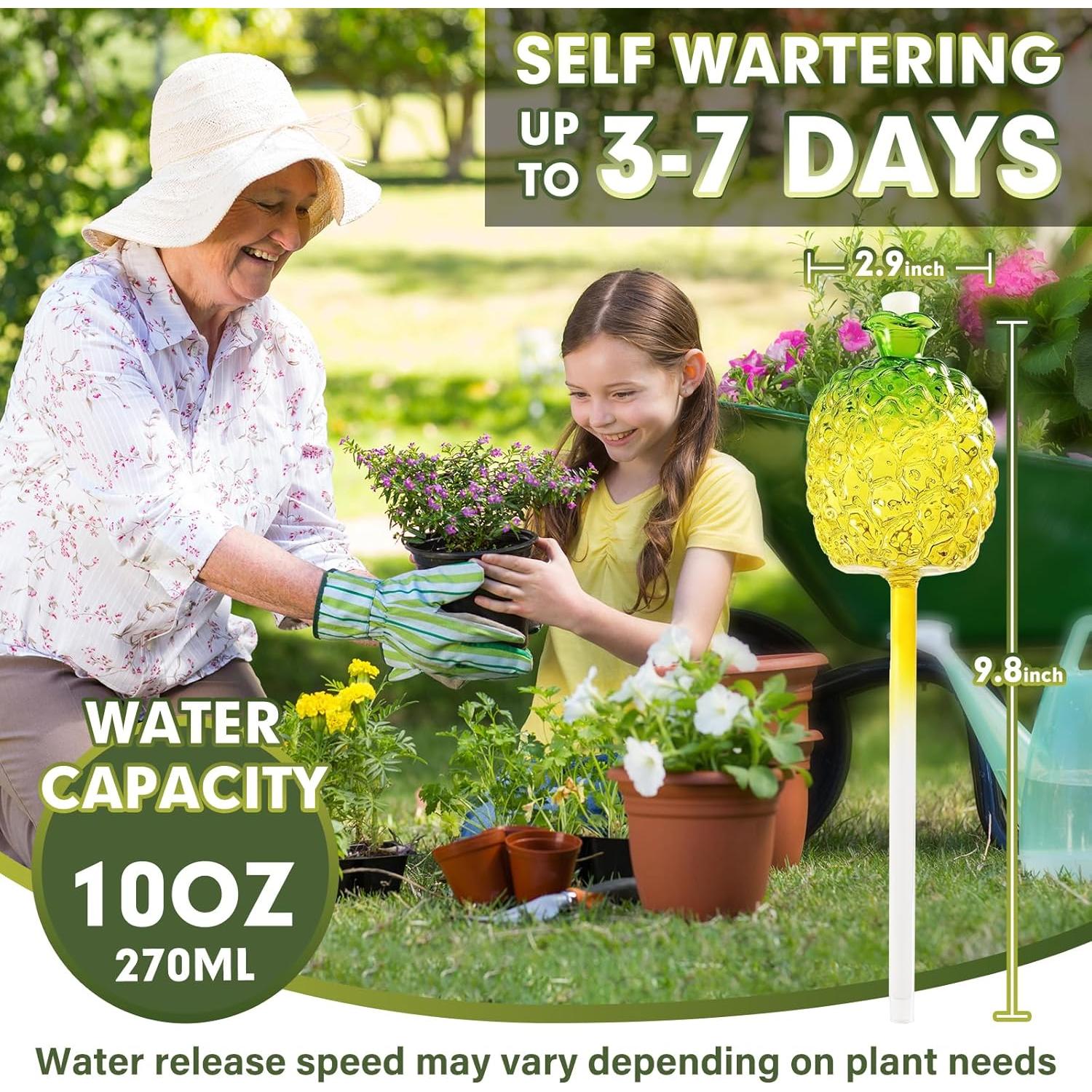 Esferas de Riego Wageso 10 oz para Plantas de Interior