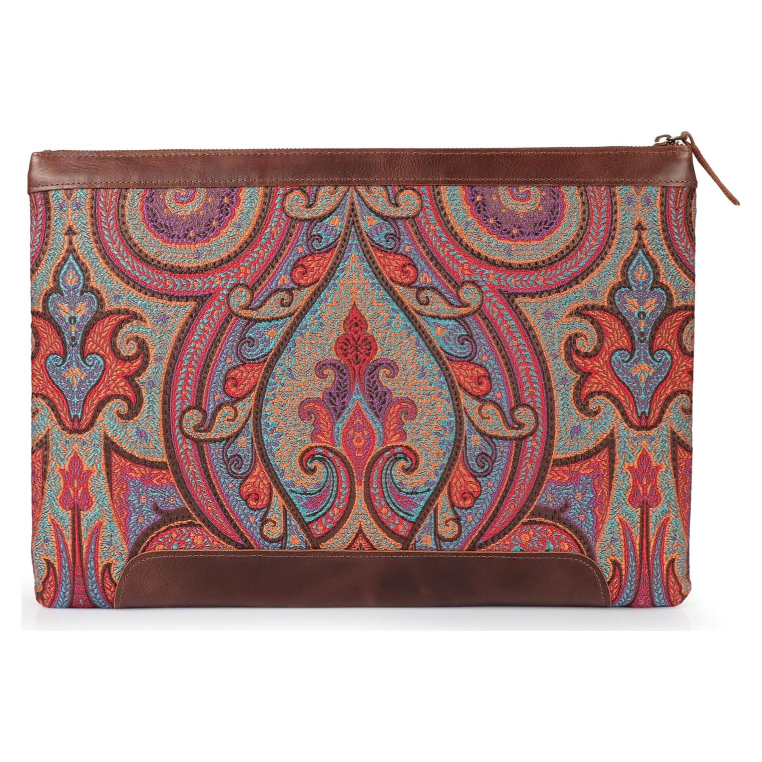 Funda para Laptop de Cuero Genuino Londo 33-41 cm Marrón