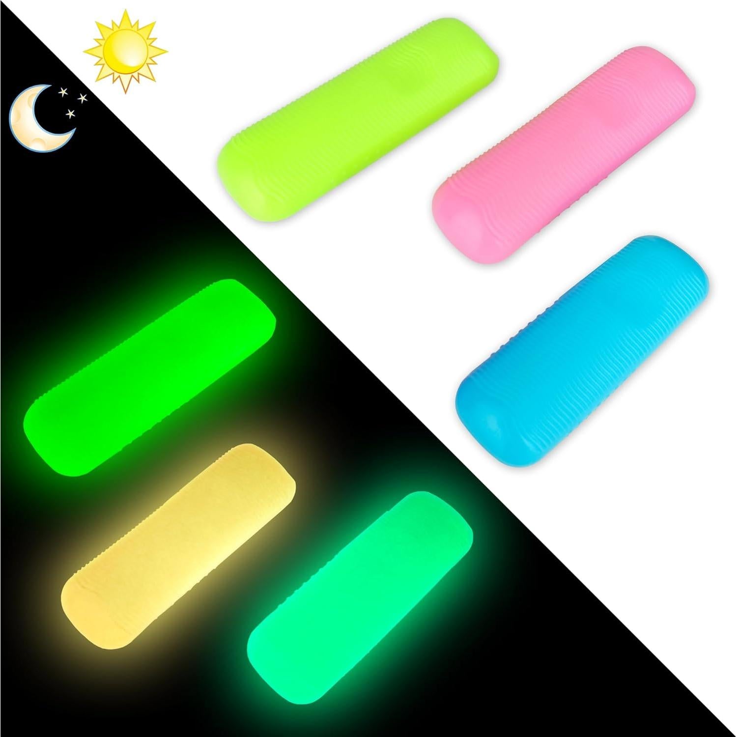 Funda Protectora para Control Remoto Roku - 3 Pack, Brilla en la Oscuridad, Antideslizante, Lavable