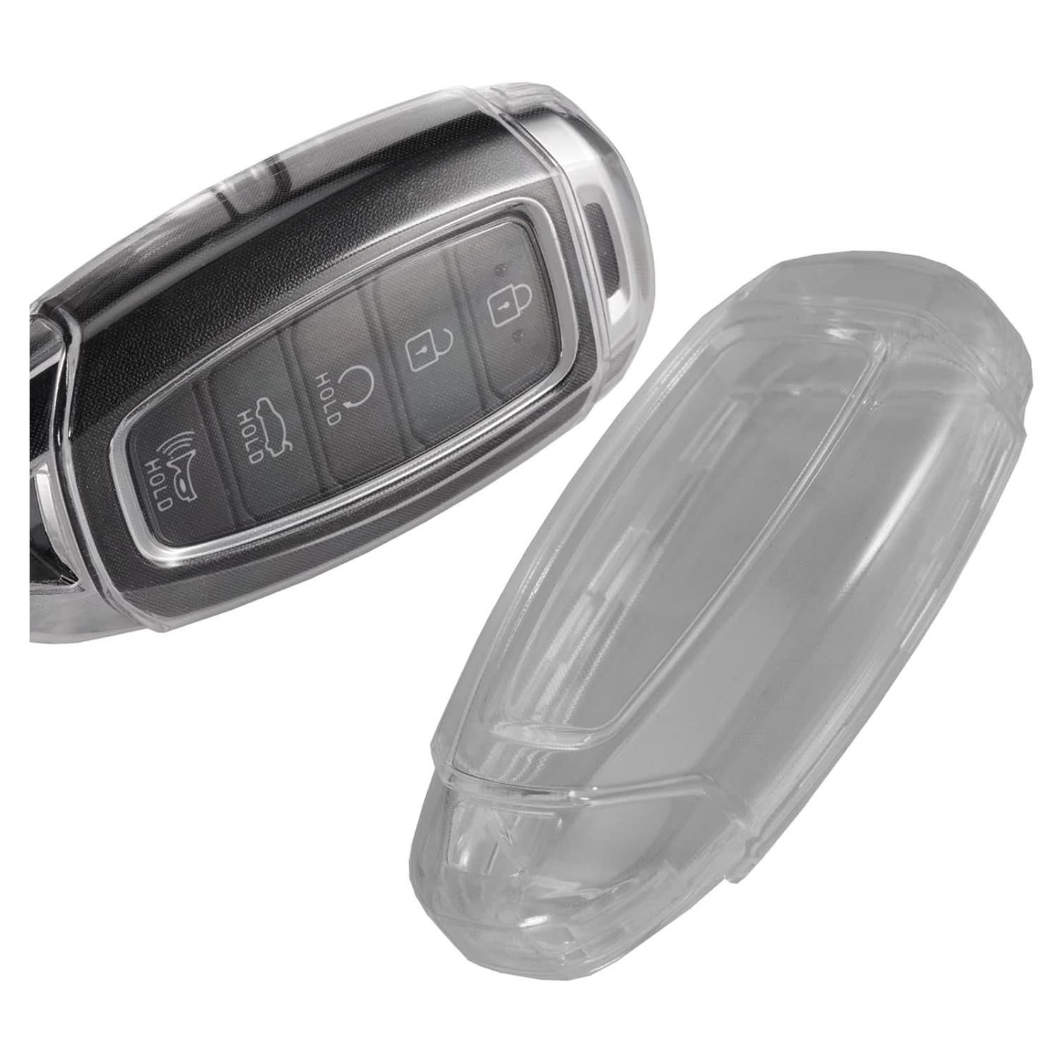 Funda de Llave TANGSEN TPU para Hyundai 4/5 Botones Transparente