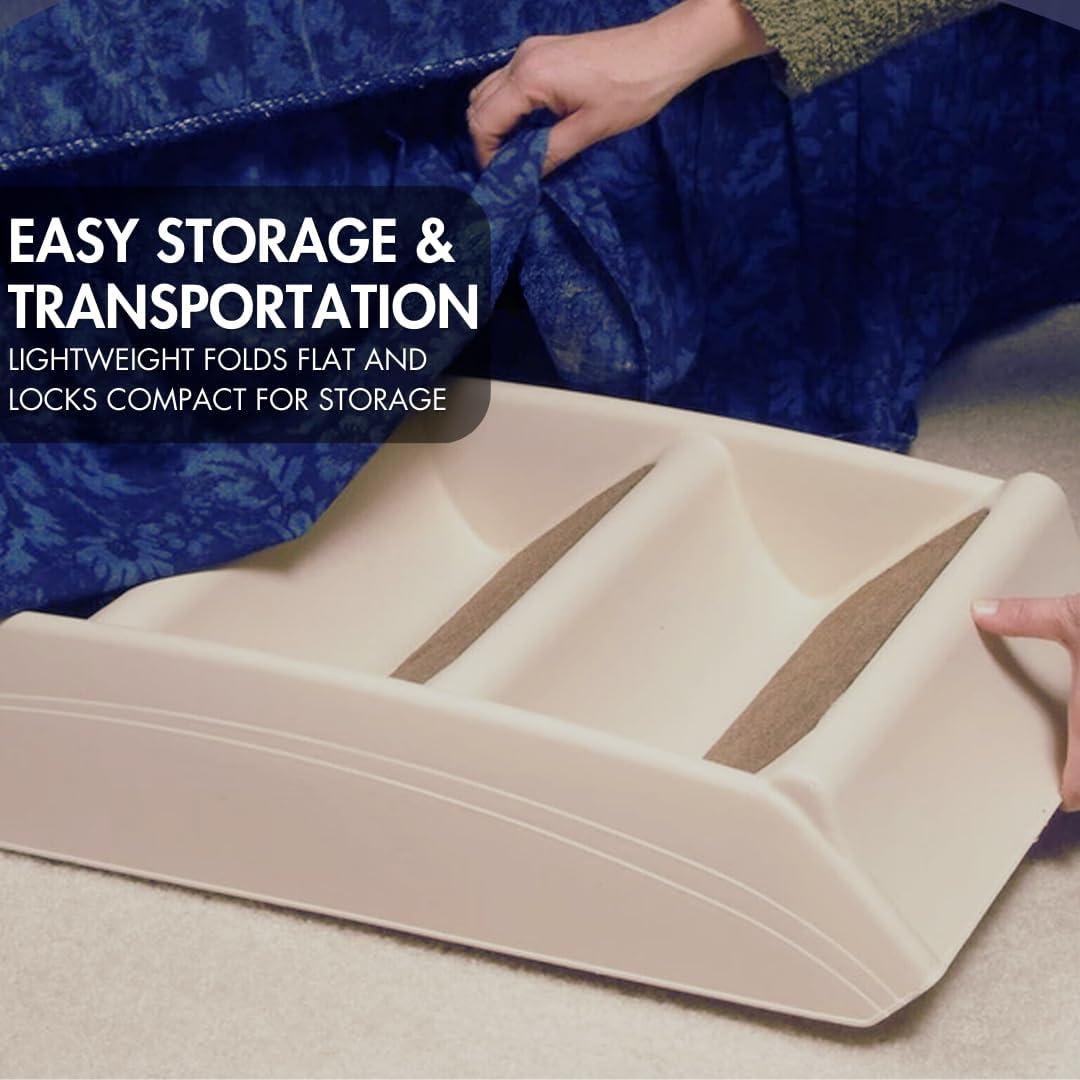 Escalera Plegable para Mascotas PET GALAXY 4 Pasos Antideslizante