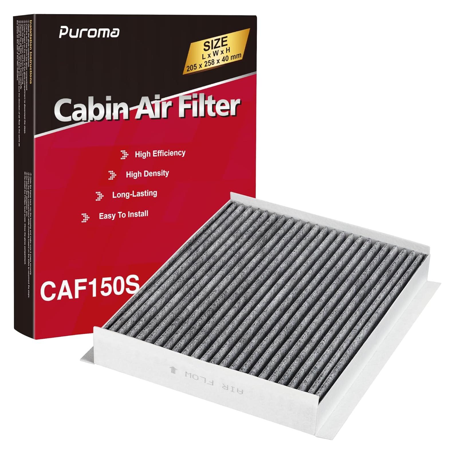 Filtro de Aire de Cabina Puroma CAF150S para Ford y Lincoln