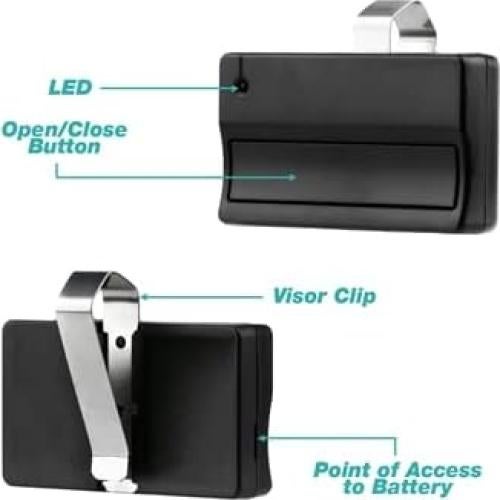 Controles Remotos Liftmaster 371LM - 2 Unidades con Clip